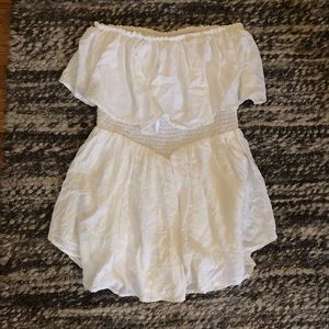 Blue life festival romper white size small
